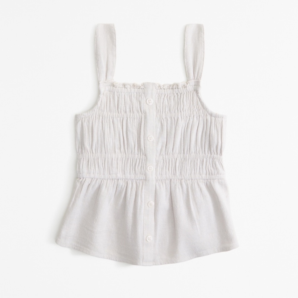 NWOT abercrombie kids Smocked Tank Top